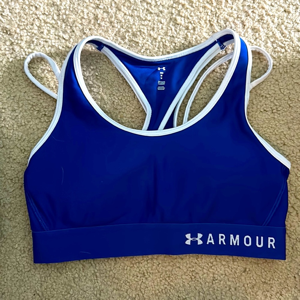 Under Armour Sports Bra, blue, M